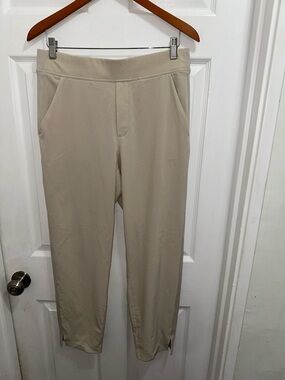 Athleta Brooklyn Mid rise Ankle Pants - Light Beige